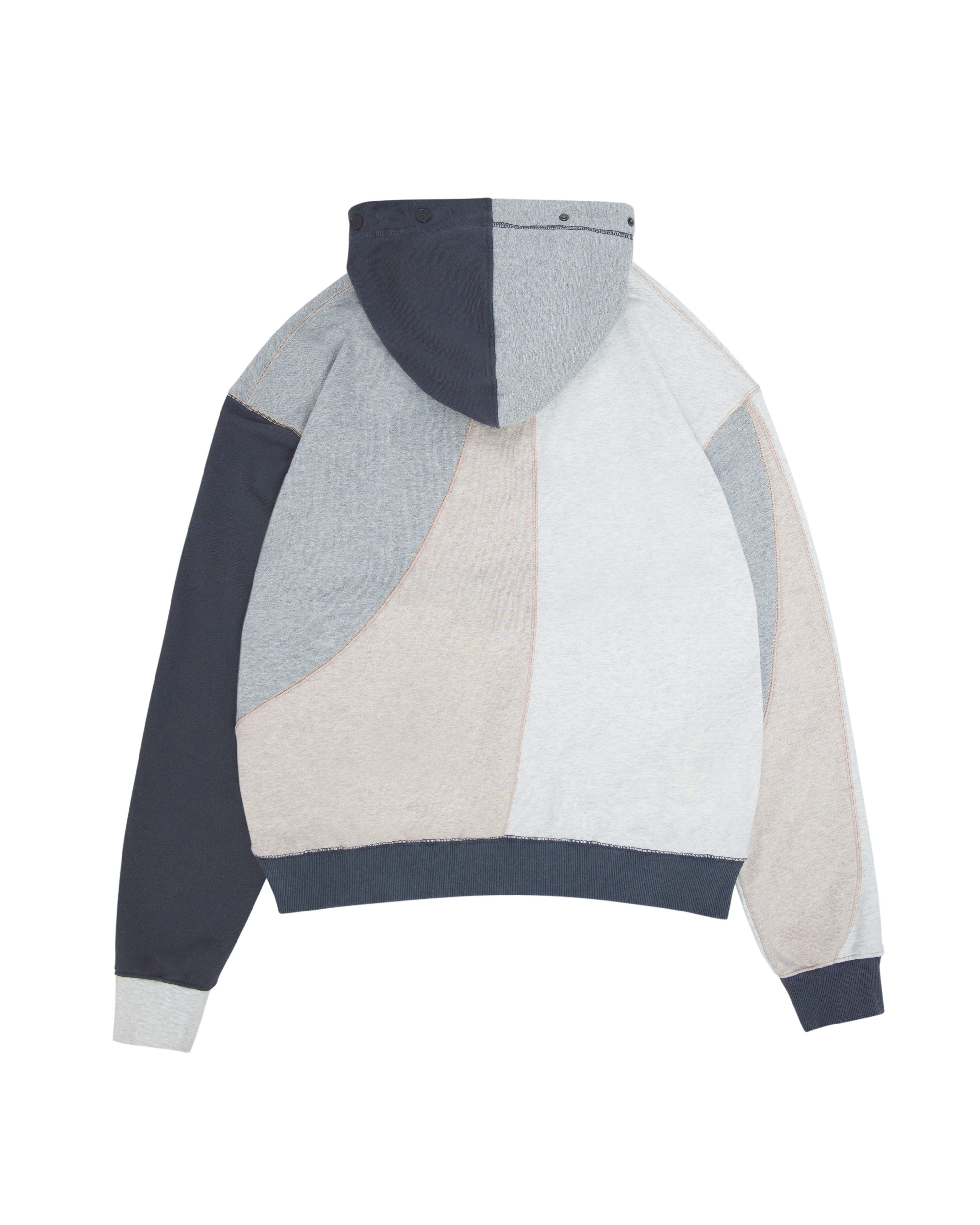 MULTICOLOR PANELED HOODIE