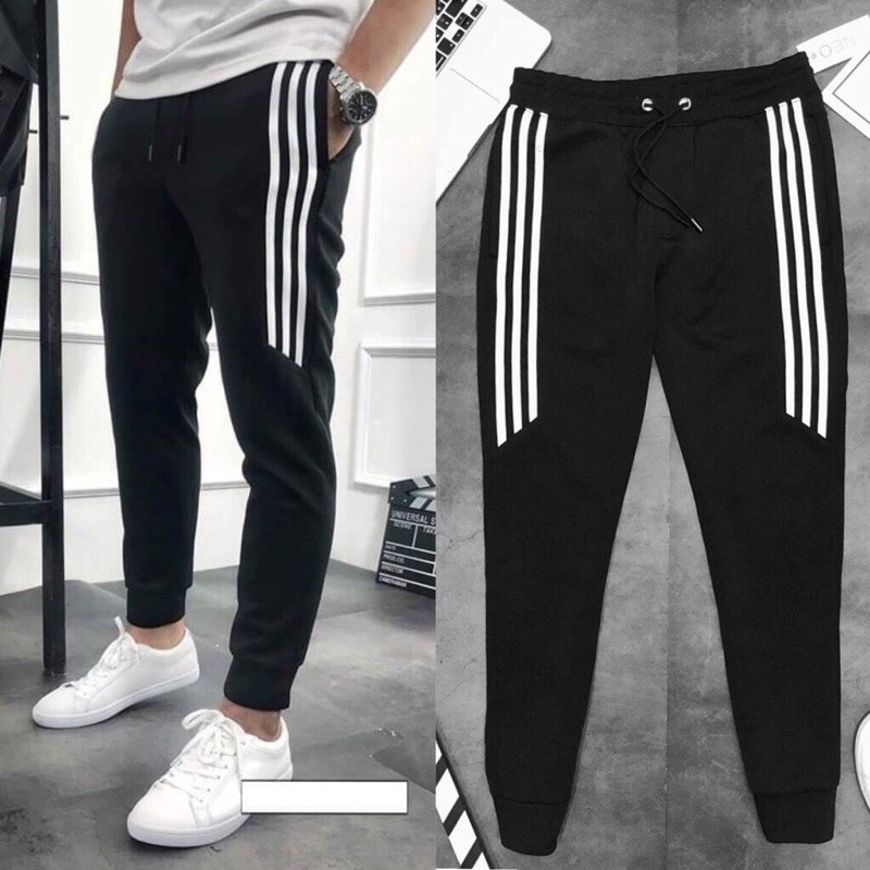 [HCM]Quần jogger - quần thể thao phối 3 sọc