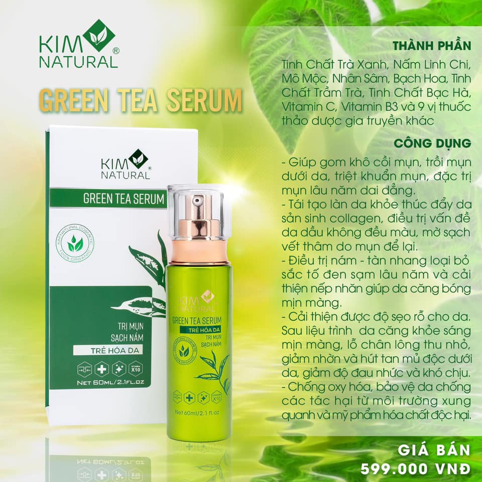Tinh Chất Trà Xanh VIP Kim Natural