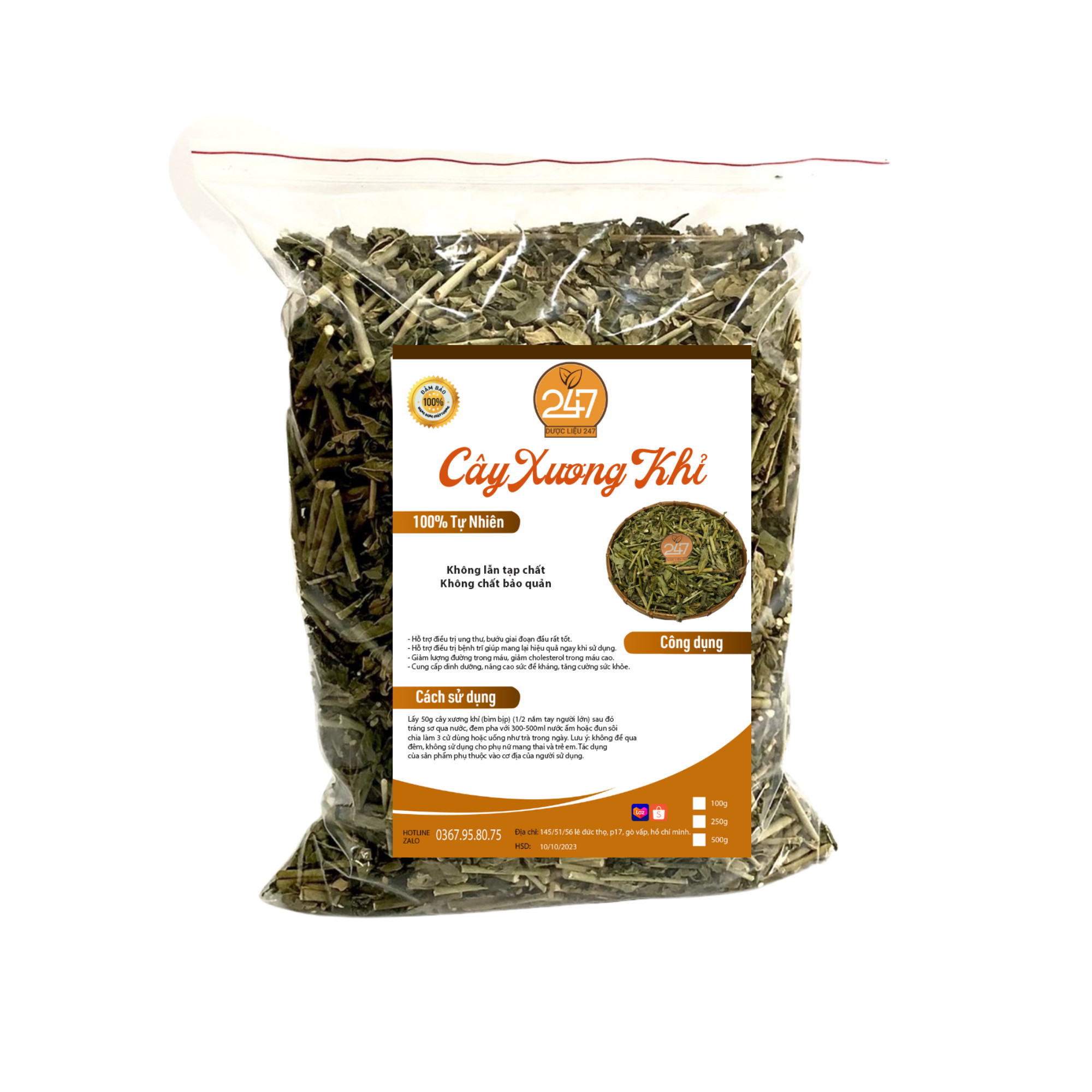 500g, 1kg Cây Xương Khỉ (Hàng Mới, Khô, Sạch) - Hỗ Trợ Ung Thư, Men Gan Cao, Đau Nhức Xương Khớp