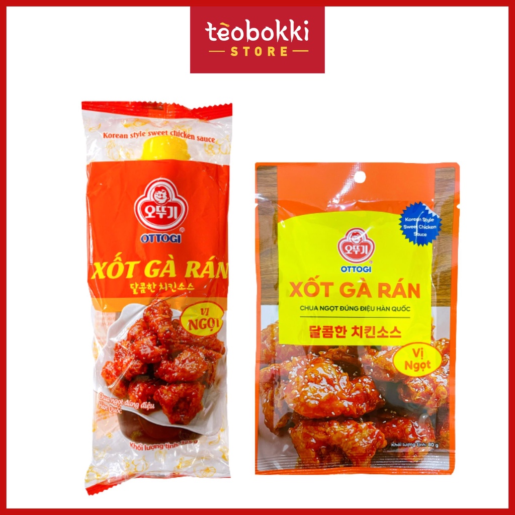 Xốt gà rán vị ngọt Ottogi 80g, 325g