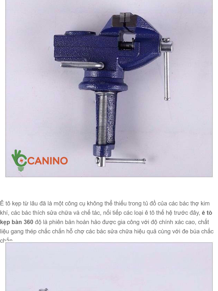 Ê tô kẹp bàn 360 độ cỡ lớn