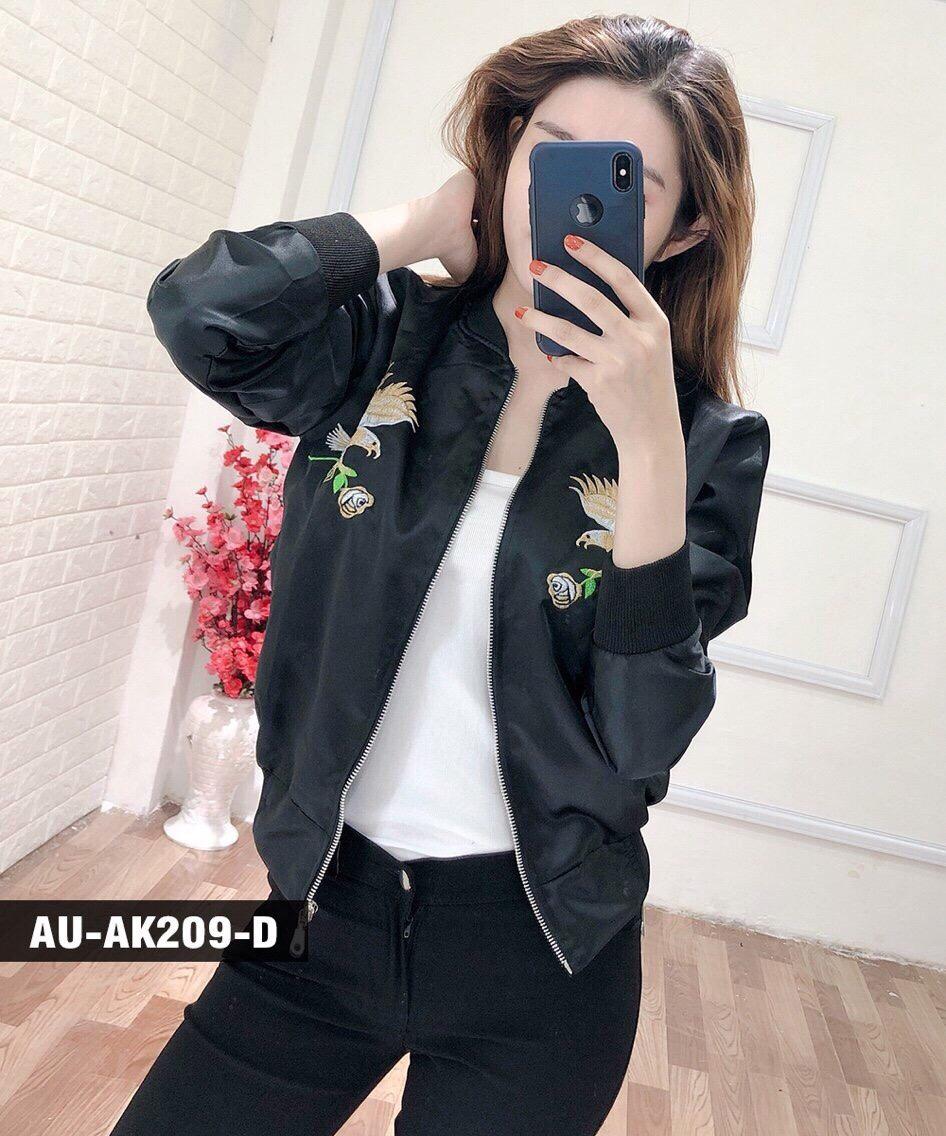 [HCM]ÁO KHOÁC PHI BÓNG HÀNG THIẾT KẾ SIÊU HÓT Y HÌNH AKU0932