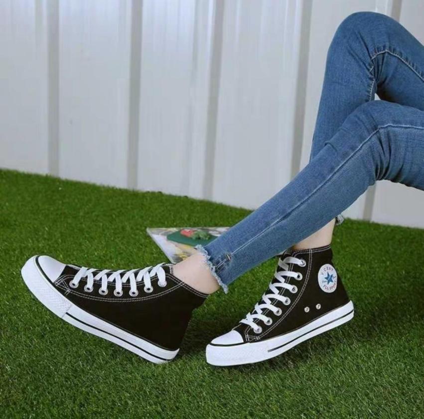 Giày thể thao nữ , giày sneaker nữ dáng CV cao cổ siêu đẹp kèm clip thật giá rẻ