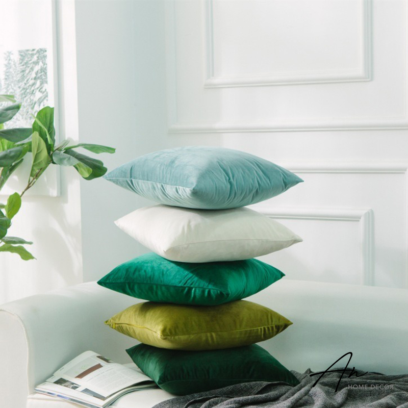 Vỏ bao gối tựa sofa vuông 45x45 (Chỉ gồm vỏ gối vuông không kèm ruột)