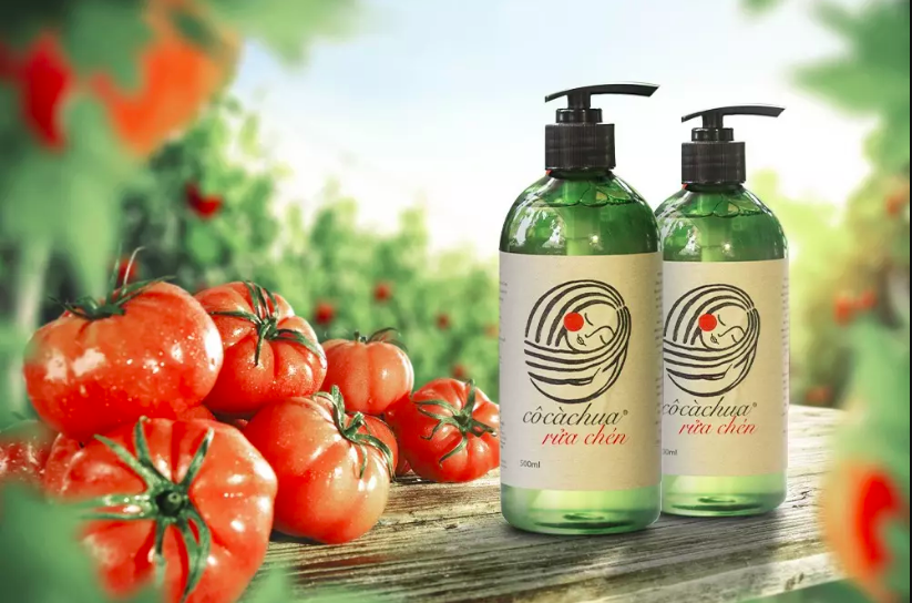 Nước rửa chén sinh học lành tính từ quả cà chua 500ml