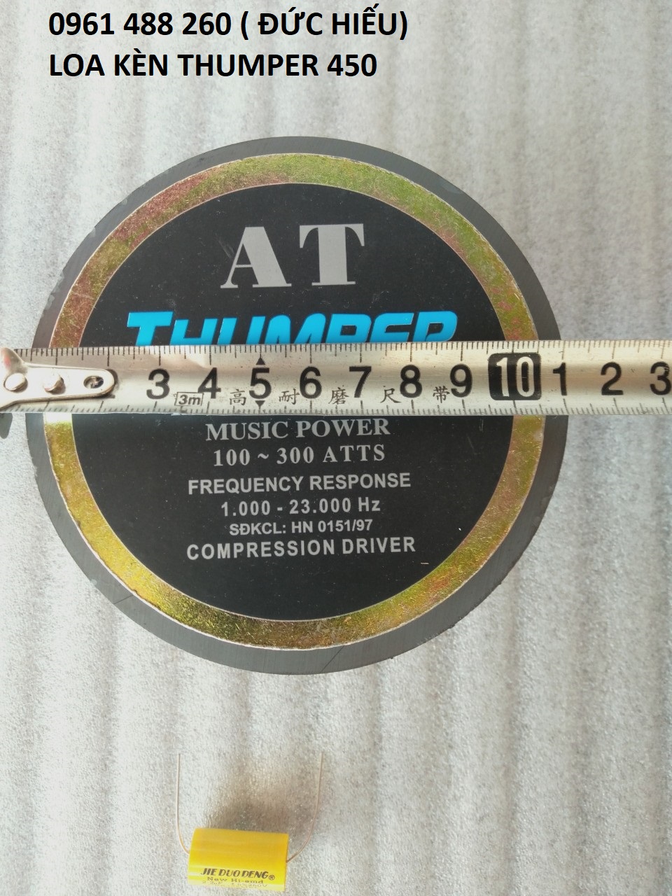 2 CỦ LOA TREBLE THUMPER TỪ 120 COIL 51