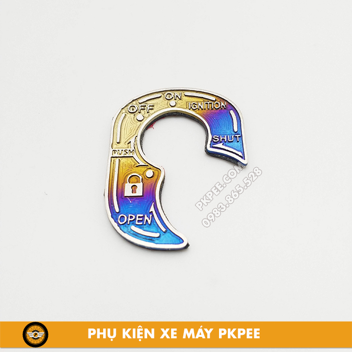 Tem Titan Ốp Ổ Khóa – Gắn Sonic, Satria | Phụ Kiện Xe PKPE