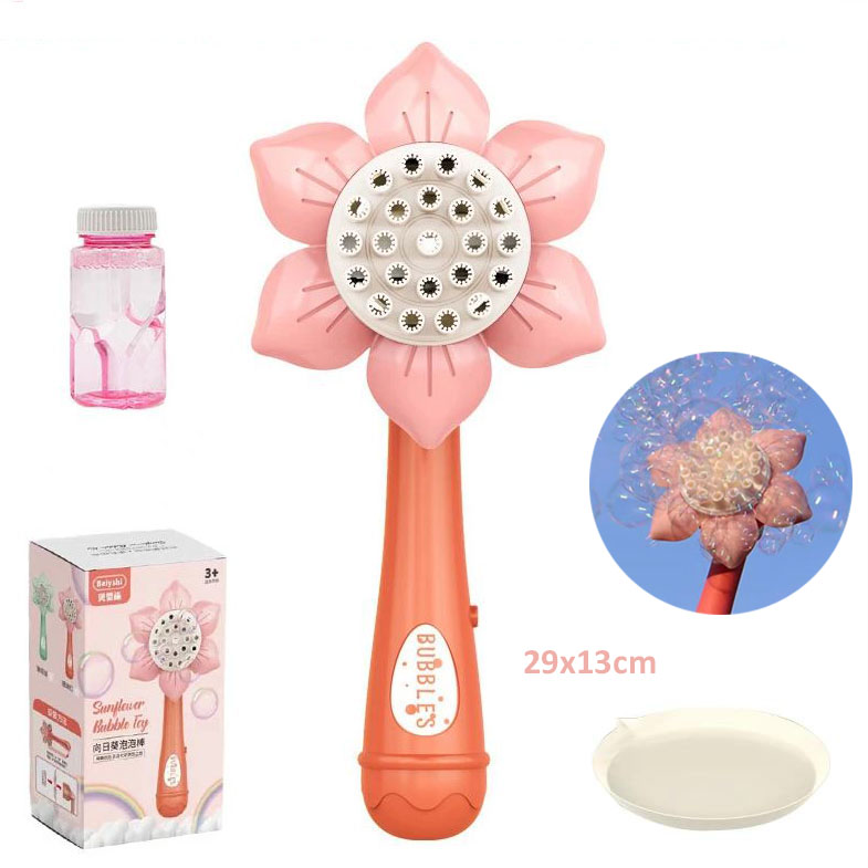 [HCM]Đồ chơi Máy bắn bong bóng - Đồ chơi bắn bong bóng /phun bong bóng dùng pin có đèn led - Đã kèm 2 lọ dung dịch