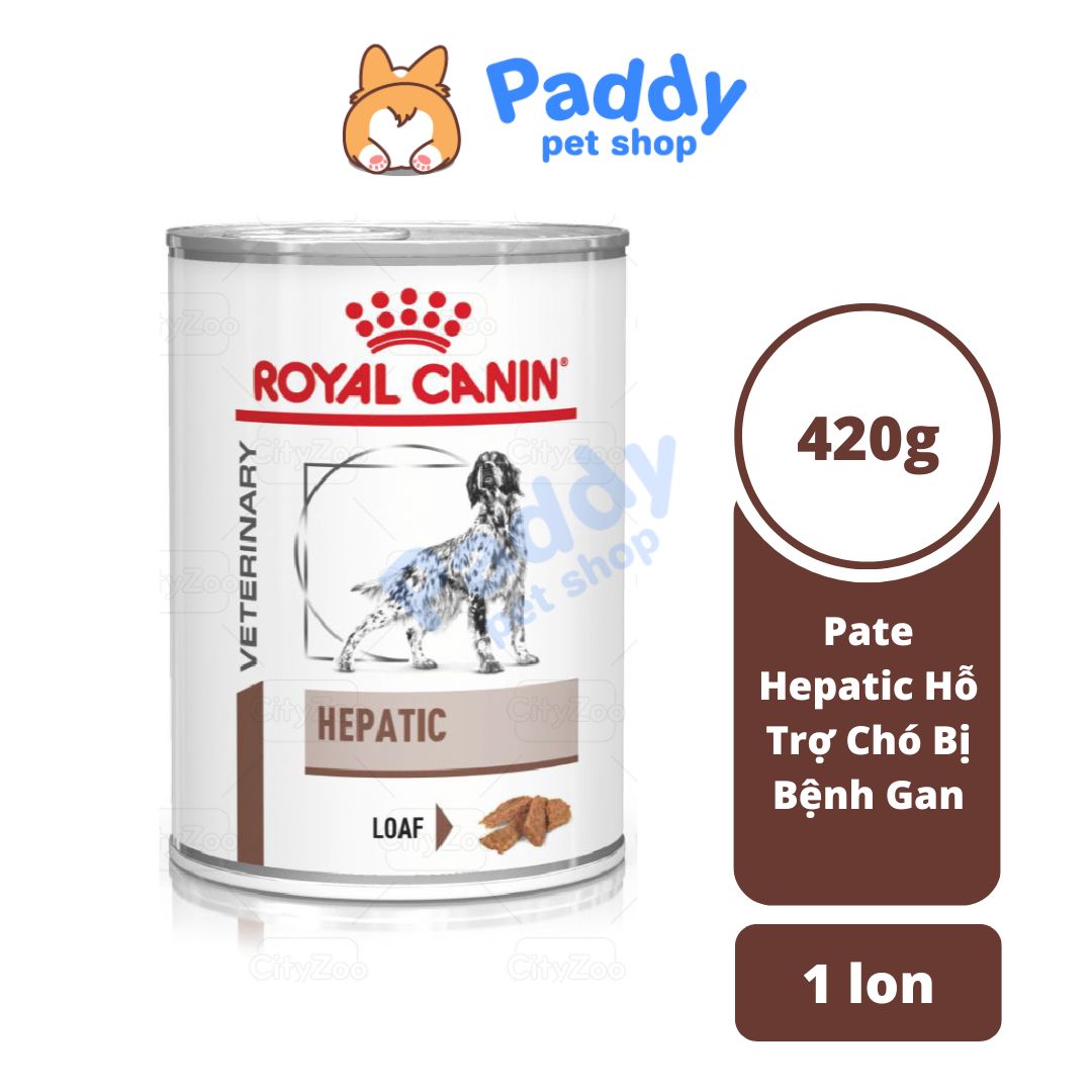 Pate Cho Chó Hỗ Trợ Gan Royal Canin Hepatic Dog Lon 420g