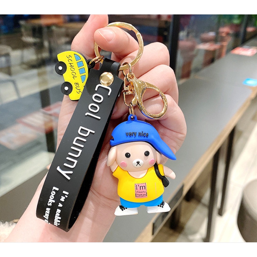 🔥[GIÁ SIÊU SỐC]🔥 Móc Khóa Thỏ Tai Dài Chất Lượng Tốt