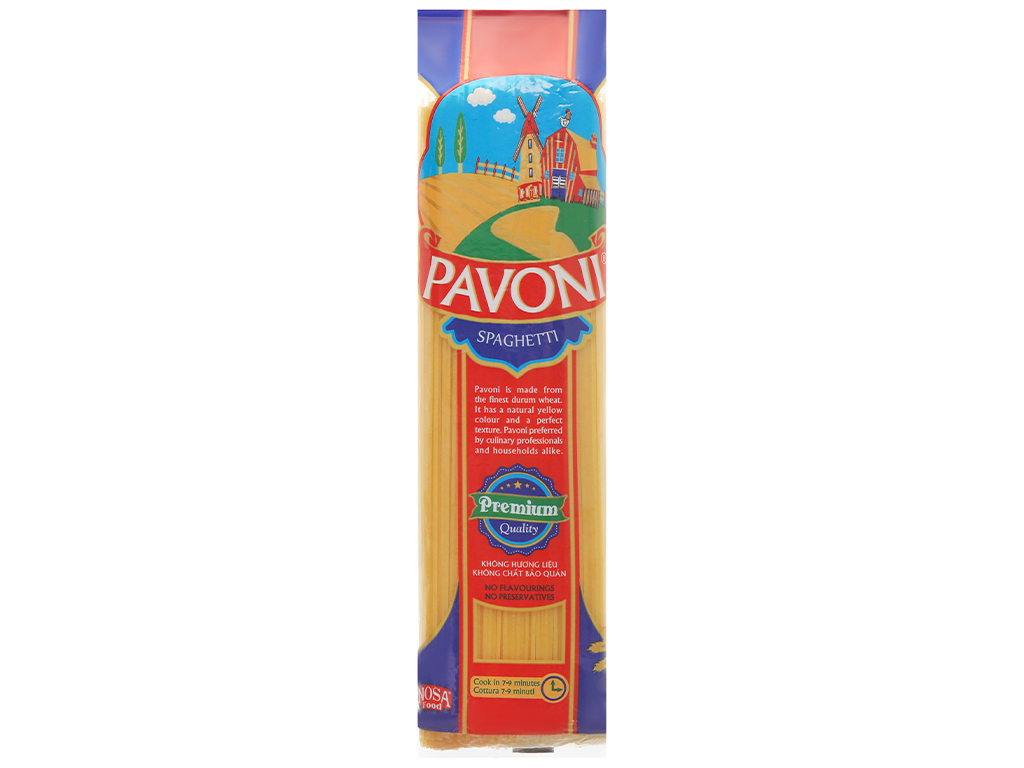 Mỳ ý Pavoni 400gr sợi mềm thơm ngon, pasta
