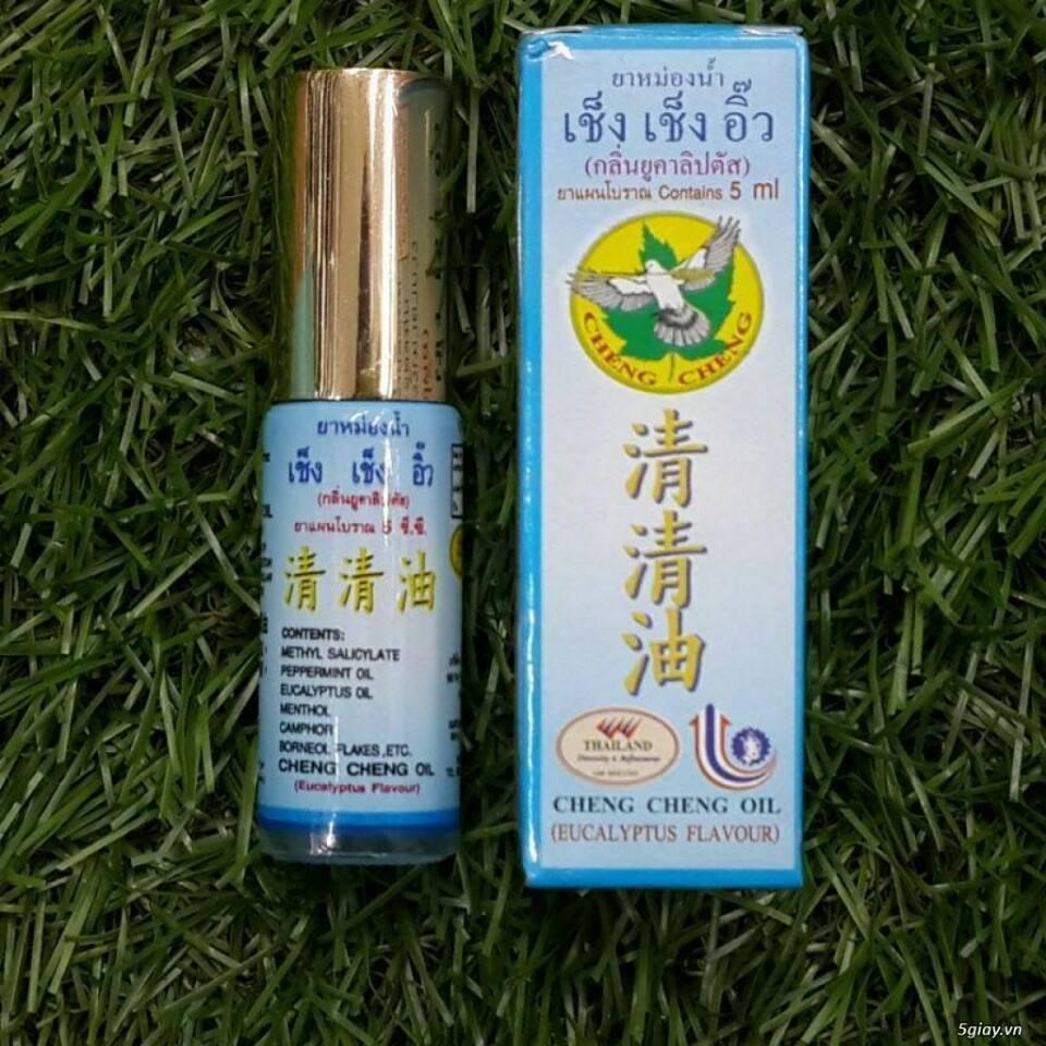 Set 2 chai Dầu gió Cheng Cheng Thái Lan 5ml