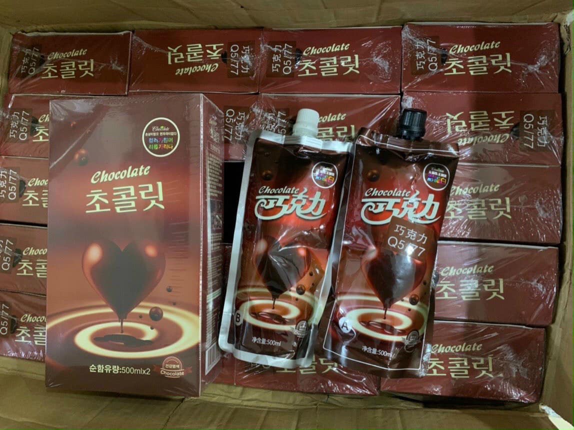 Thuốc nhuộm phủ bạc màu chocolate , túi 500mlx2 , hàng chính hãng công ty