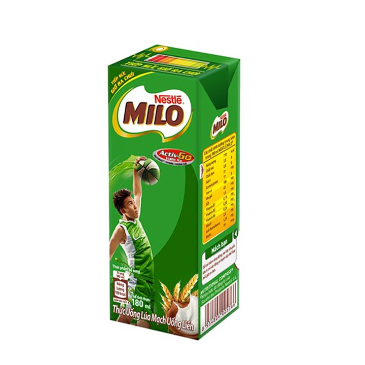 Sữa Thùng Milo Nước 48x180Ml