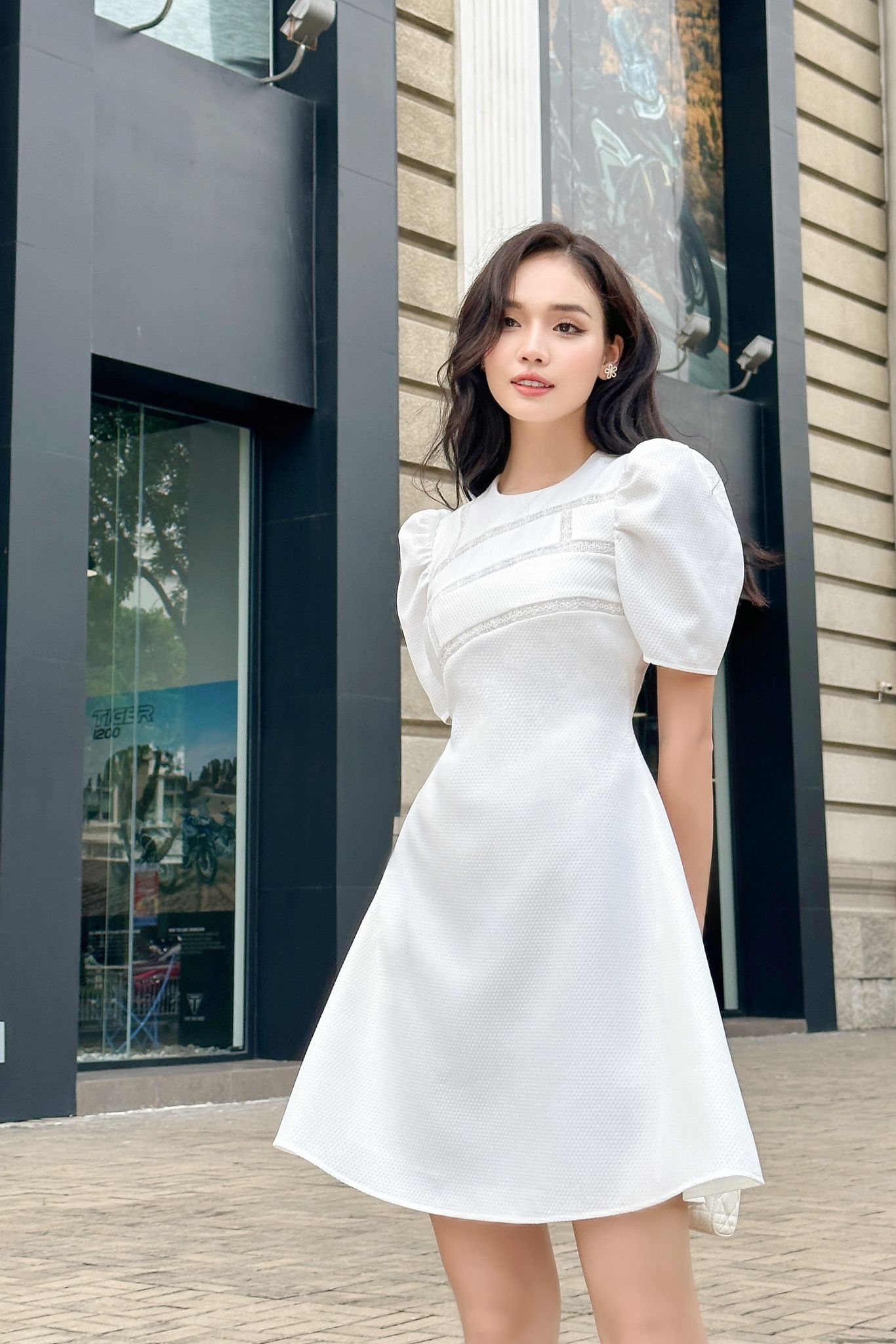 OLV - Đầm Eliza Puff Dress