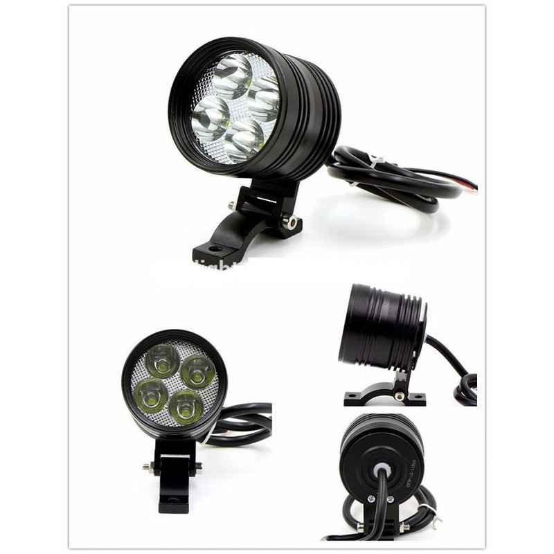 [HCM]Đèn pha led L4 trợ sáng cho xe máy tặng kèm công tắc