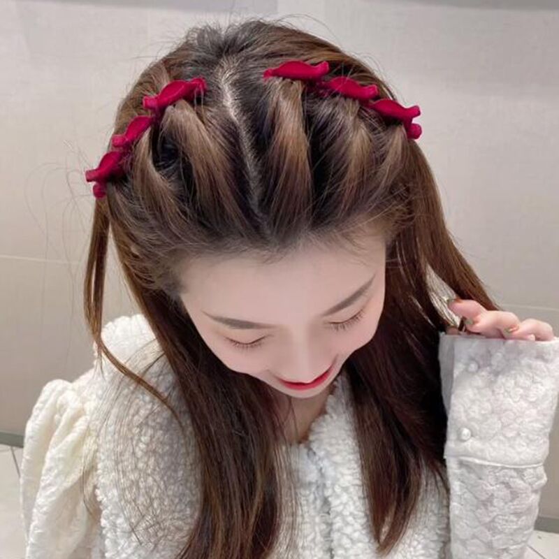Duck Beak Braided Braids Hair Clips