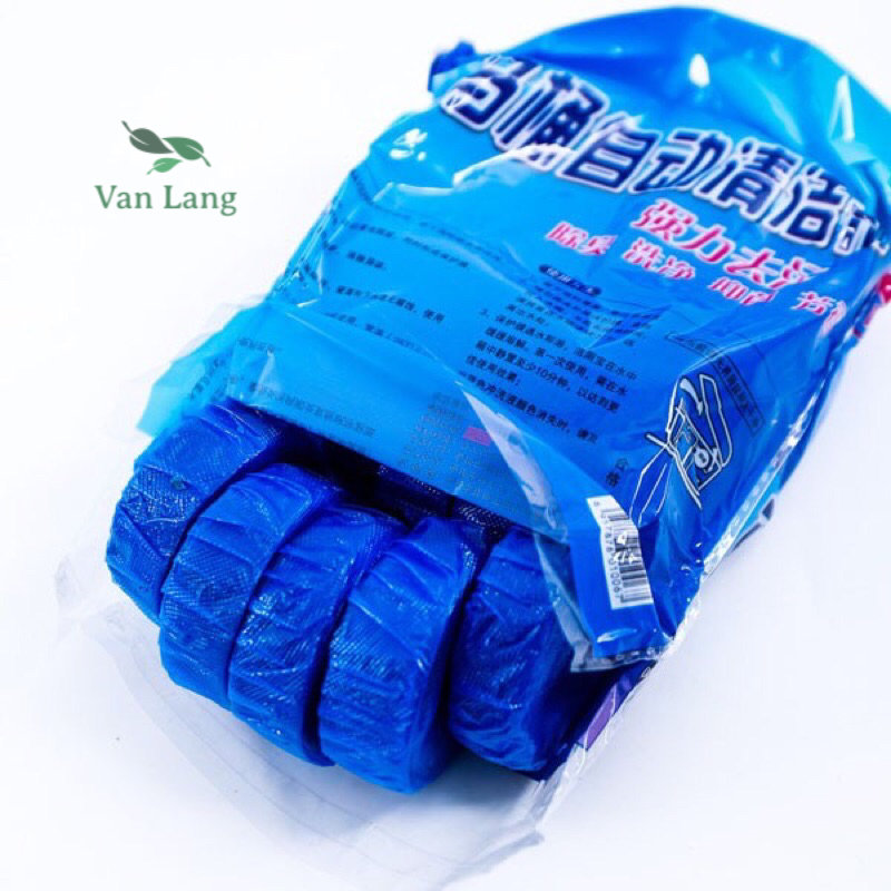 Gói 10 viên thả bồn cầu khử mùi ,tẩy sạch vi khuẩn , vết bám bẩn