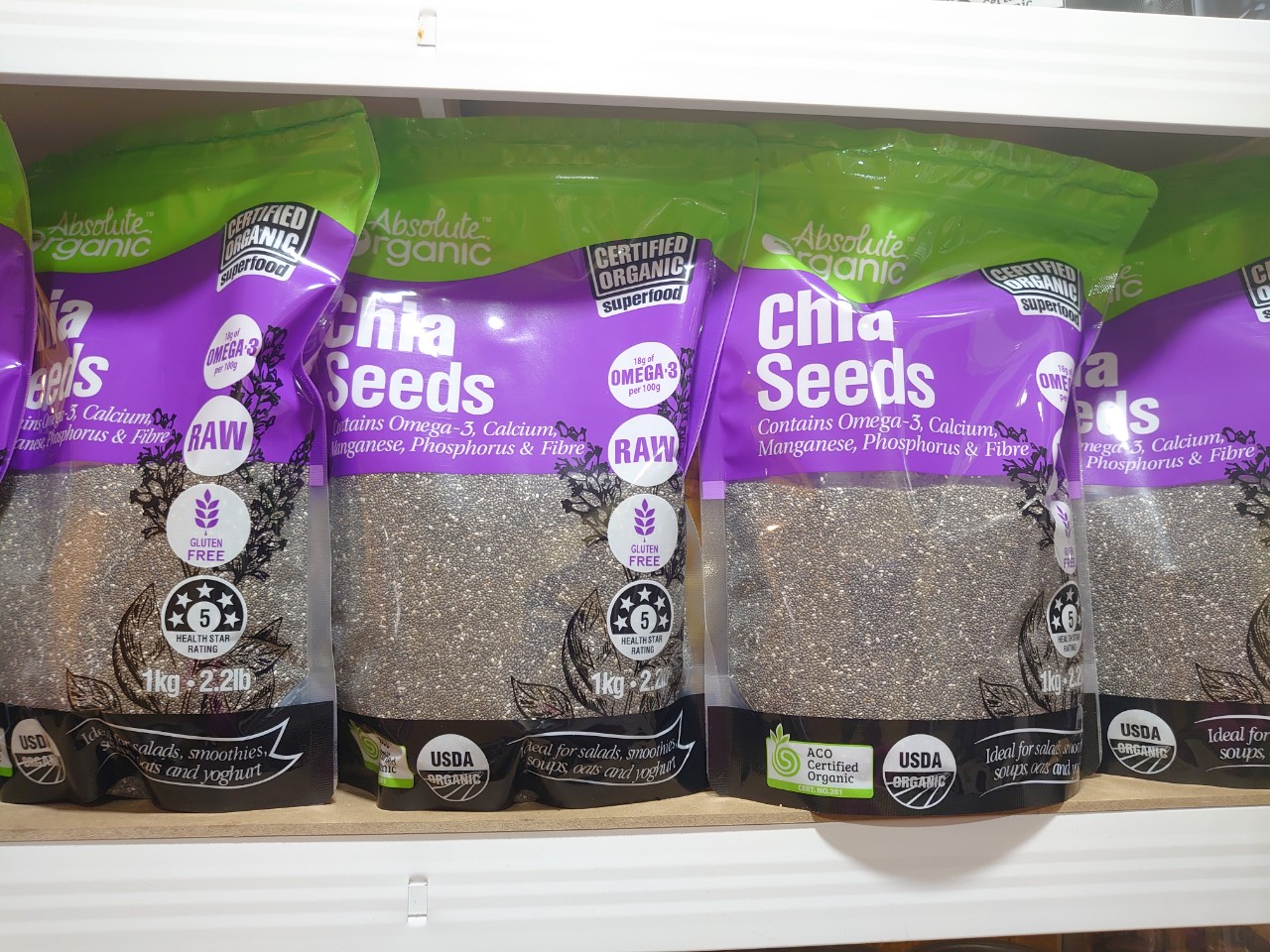 1kg HẠT CHIA TÍM (HÀNG LOẠI 1 ĐƯỢC NHẬP KHẨU TỪ ÚC)