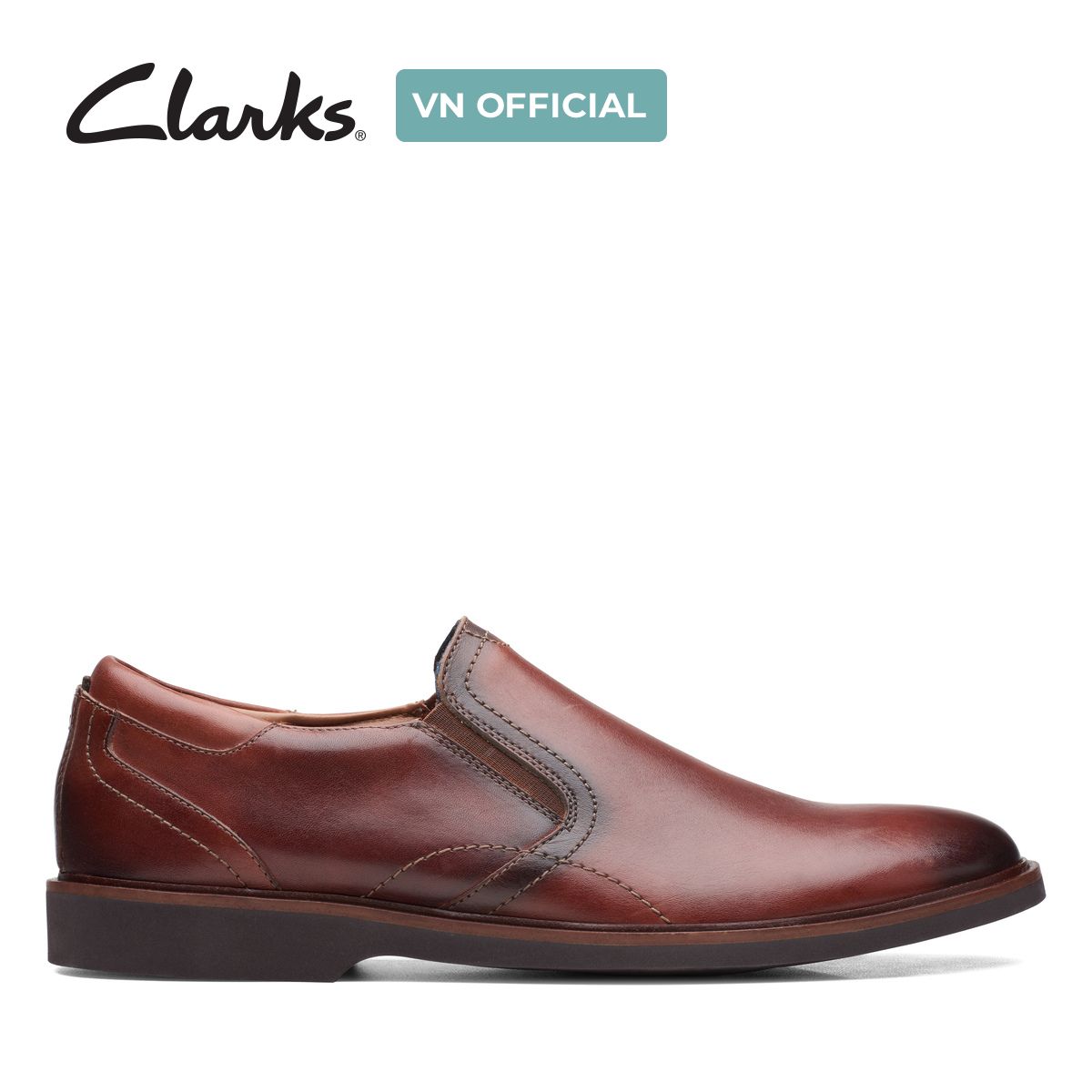 Giày Lười Da Nam Clarks - Malwood Easy