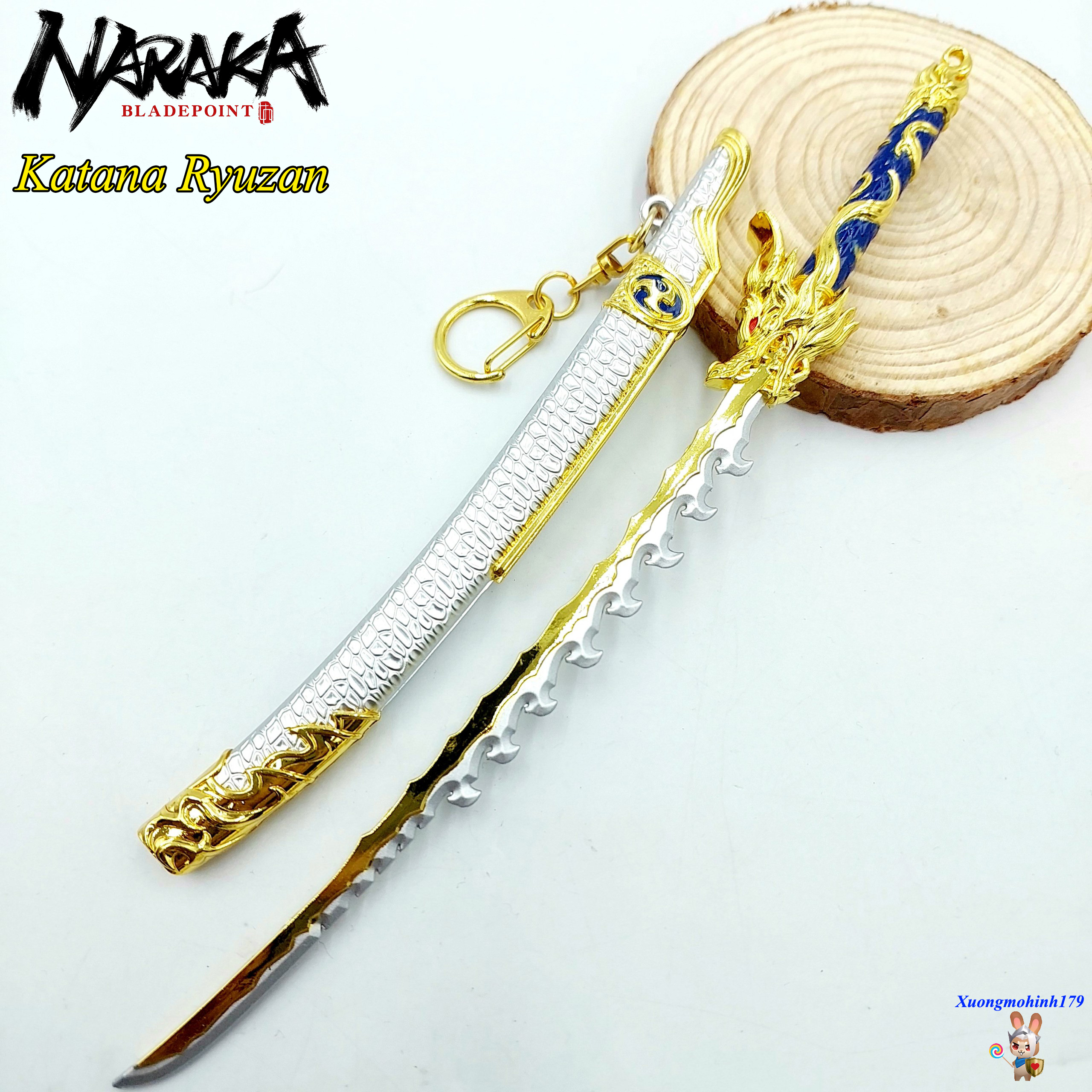 Mô hình sưu tầm Naraka Bladepoint Katana Raikou Ryuzan kiếm