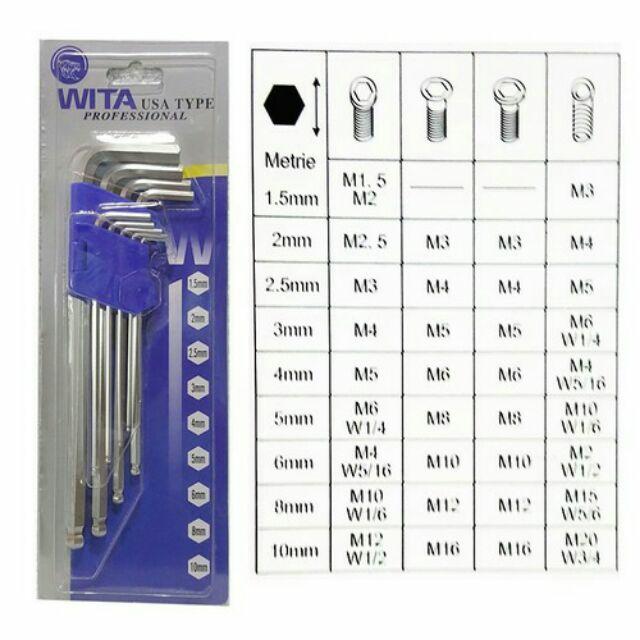 [HCM]Bộ lục giác bi WITA