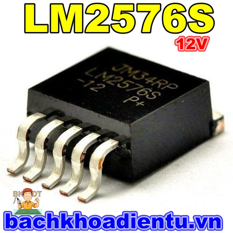 IC nguồn LM2576S ADJ/3.3/5/12 chính hãng.
