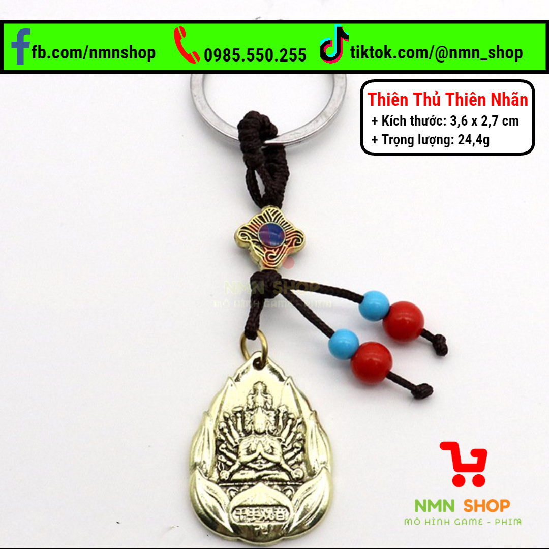 Móc khóa 8 vị Phật bản mệnh cho 12 con giáp