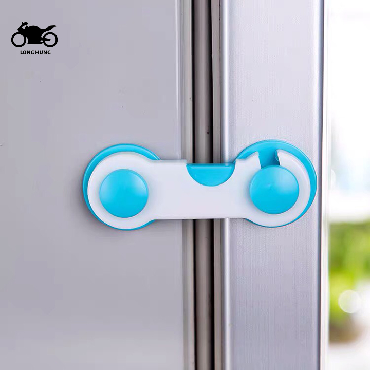 [Combo 4] chốt khoá gài tủ lạnh,  ngăn kéo bảo vệ an toàn cho bé, trẻ em, khoá gài an toàn tủ lạnh, ngăn kéo, tủ đồ