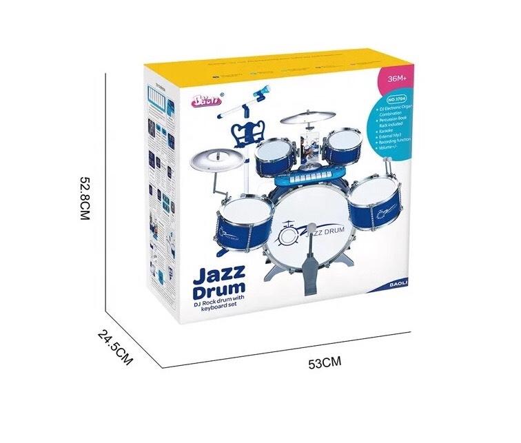 Bộ trống Jazz Drum 10 chi tiết cho Bé