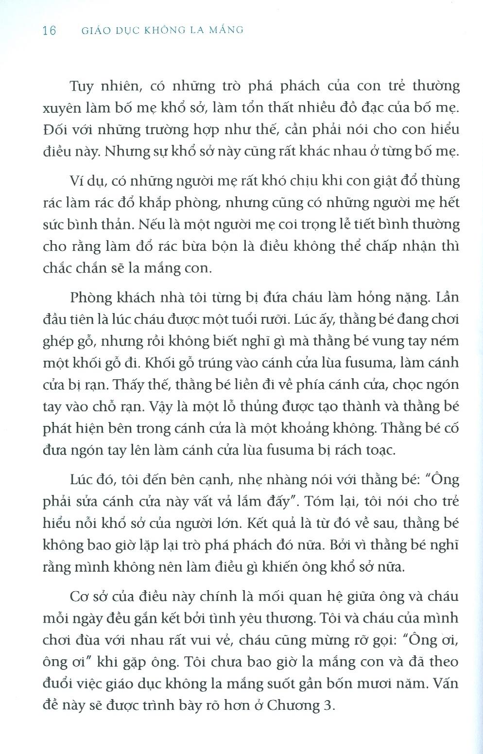 Giáo Dục Không La Mắng