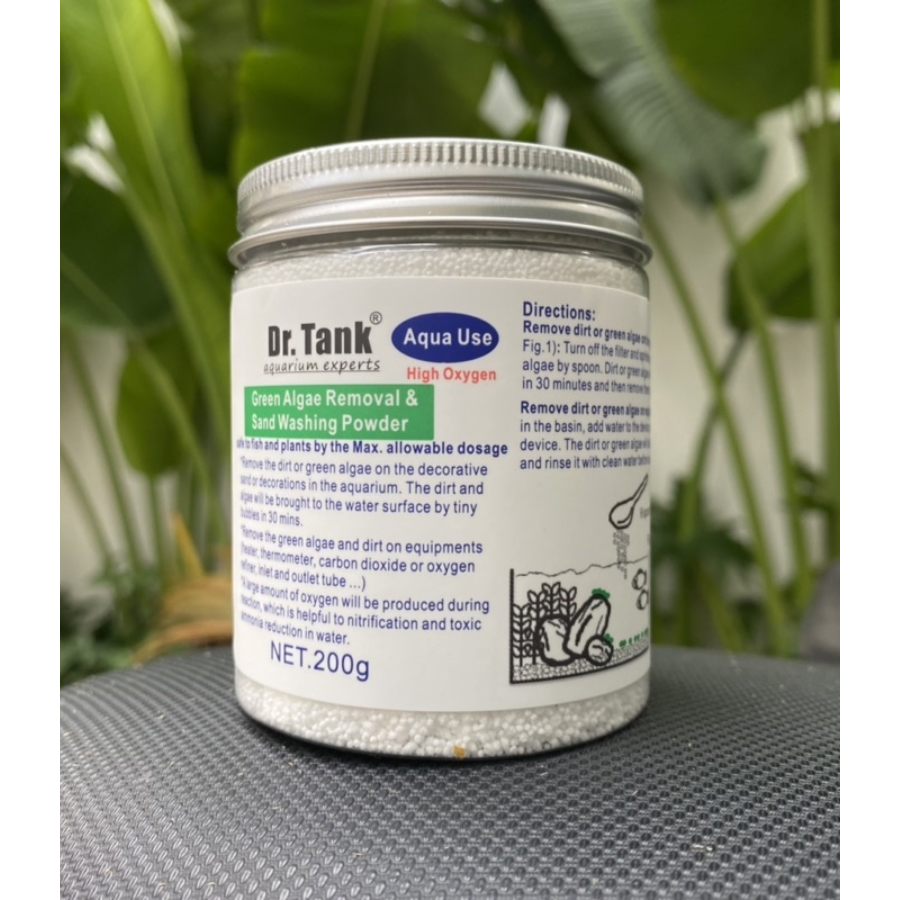 Bột vệ sinh bể cá Dr.Tank xử lý và vệ sinh bể cá siêu việt