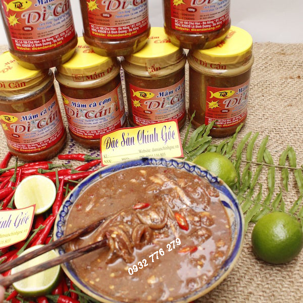 Mắm cá cơm Dì Cẩn - đặc sản Đà Nẵng - hủ 500gr