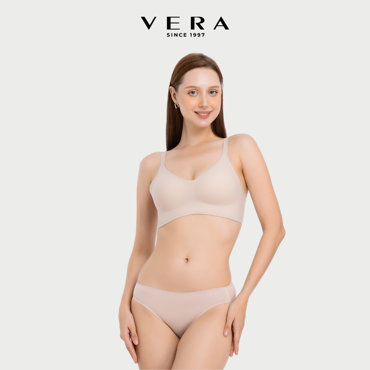 Quần lót Bikini nữ Vera seamless trơn - V0547