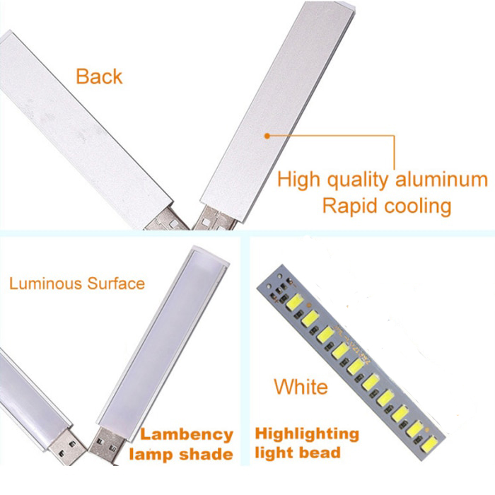 Đèn 24 Led siêu sáng cắm cổng usb 5v