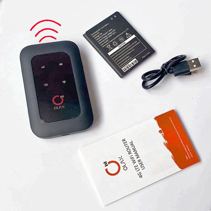 (CHẤT LƯỢNG TUYỆT ĐỈNH) BỘ PHÁT WIFI 4G OLAX - CỤC PHÁT WIFI 4G WD680 - WIFI PHÁT TỪ SIM 3G 4G