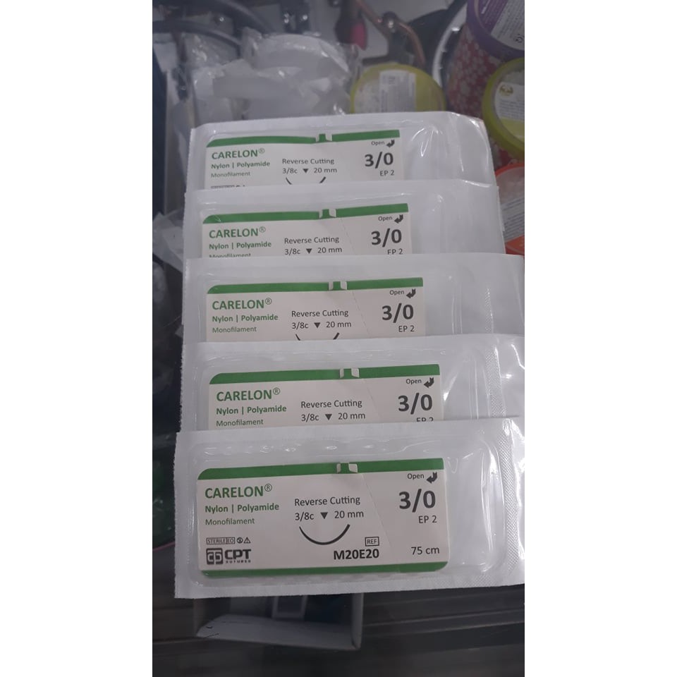[HCM]CHỈ PHẪU THUẬT-CHỈ THẨM MỸ CARELON-NYLON