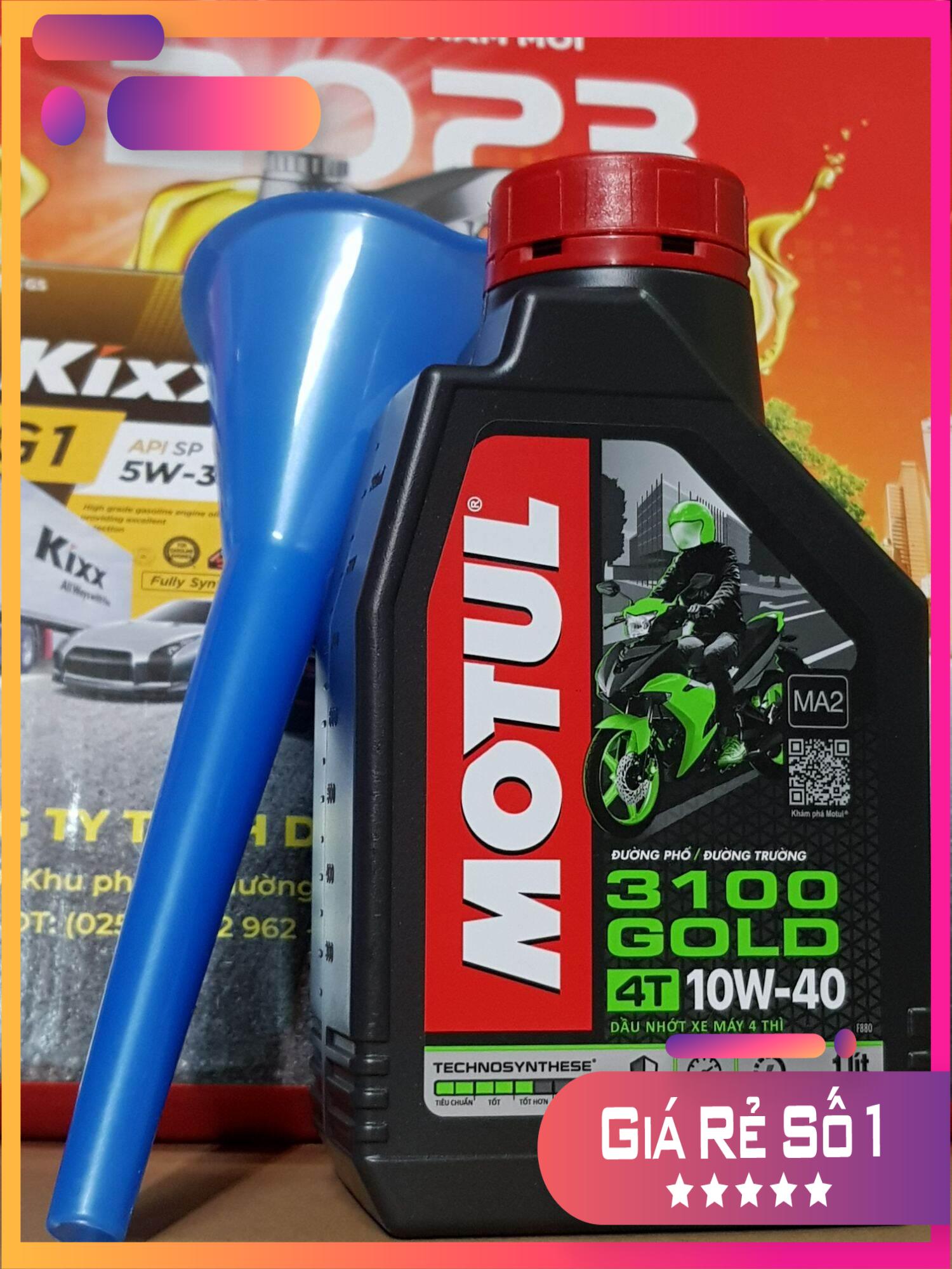 Nhớt motul 3100 10w40 chai 800ml/1l cho xe máy xe côn tay, nhớt motul 3100 chai 800ml giá rẻ cho xe số