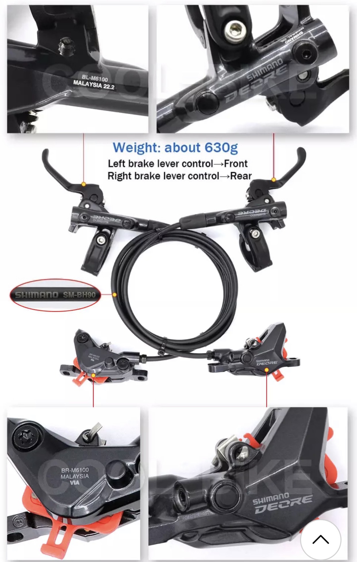 PHANH SHIMANO M6100 Resin ICE-TECH Má tản nhiệt