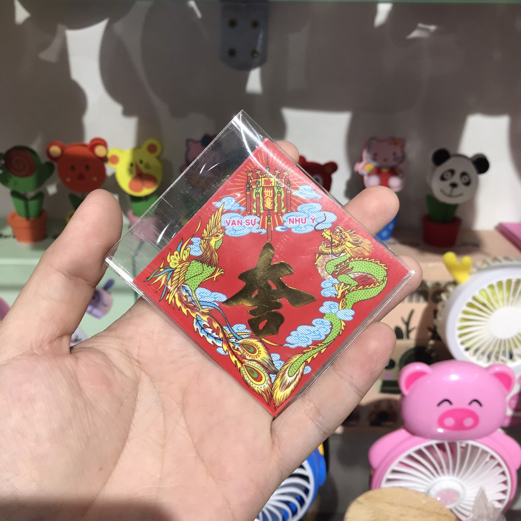 Giấy Dán Dưa Nhỏ (7x7cm) - 10 Tờ