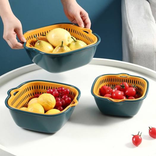 Combo Bộ Rổ Nhựa 6 Món Kèm Chậu ecco