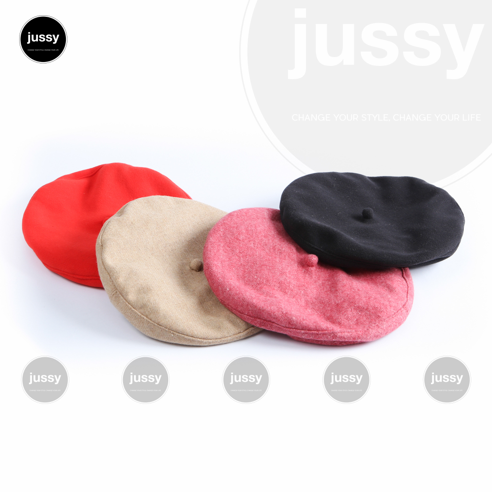 Mũ nồi cao cấp vải Wool, nón beret nữ