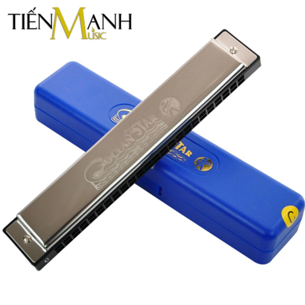 Kèn Harmonica Tremolo Hohner Ocean Star 24 Lỗ ( Key C - 24 Holes)