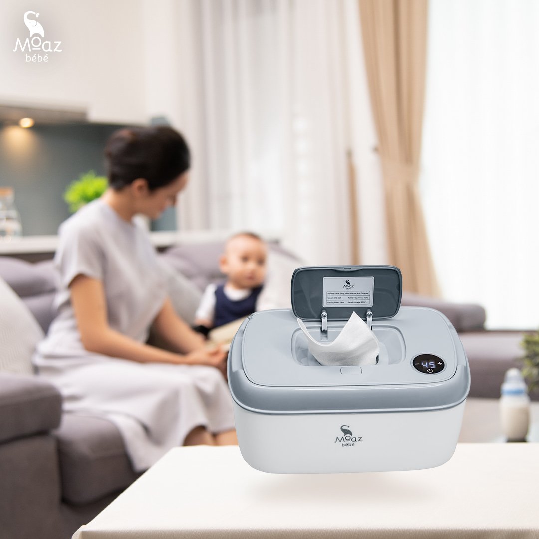 MÁY LÀM ẤM KHĂN ƯỚT, KHĂN KHÔ CHO BÉ MOAZ BÉBÉ MB – 008