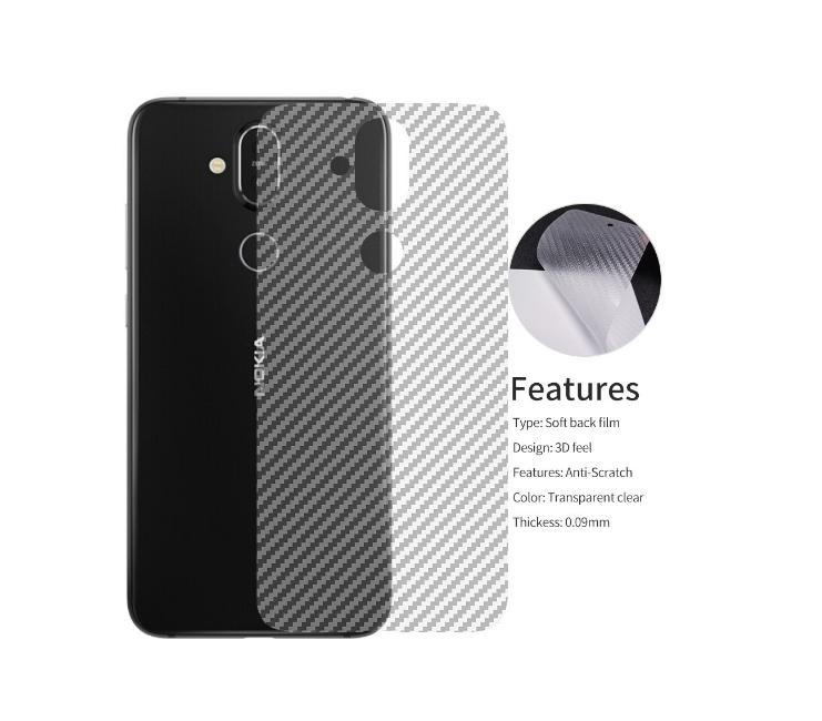 Miếng dán carbon mặt lưng cho Nokia 3.2