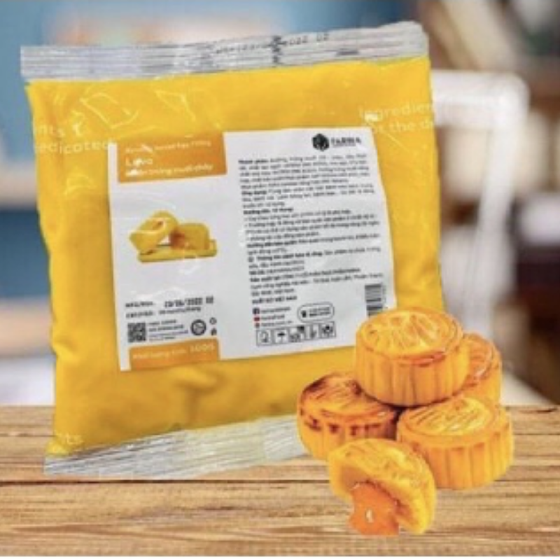 ( Hàng lạnh - Ship 2h HCM ) Nhân Lava Trứng Muối Chảy Farina 500g