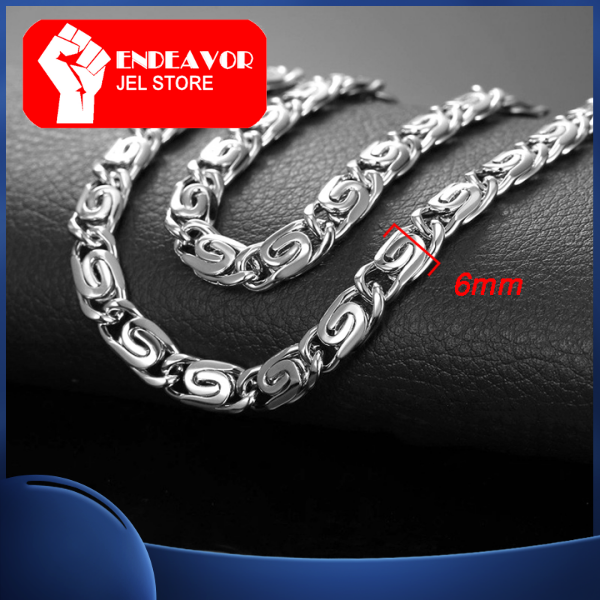 DÂY CHUYỀN INOX NAM KIỂU XOẮN ỐC - Endeavor Jel Store