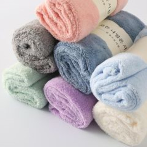 [HCM]Khăn rửa mặt lông cừu Hàn Quốc siêu mềm thấm nước tốt