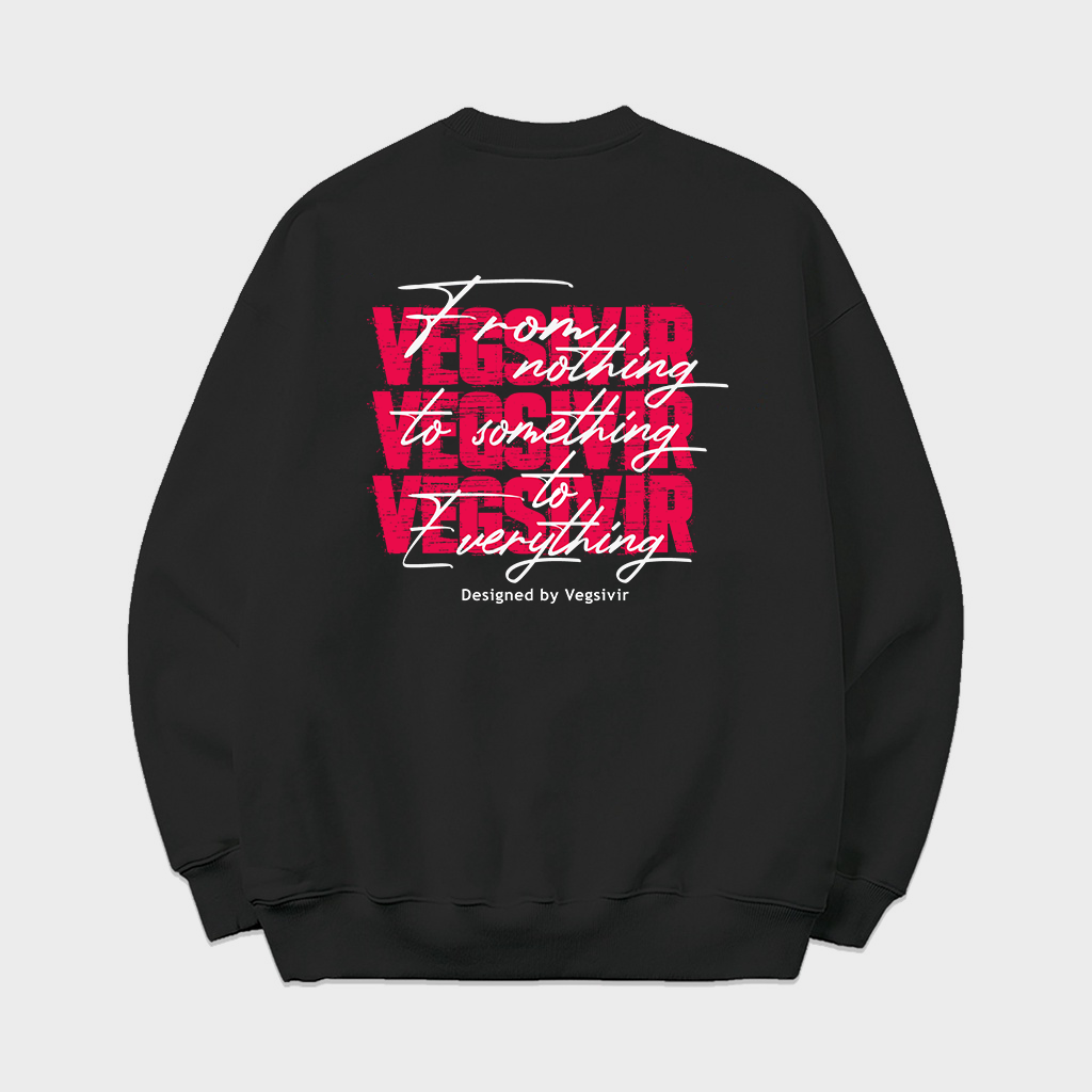 Áo sweater nỉ chân cua VEGSIVIR - NOTHING